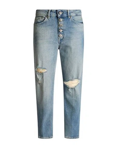 Dondup Woman Jeans Blue Size 24 Cotton, Lyocell, Elastane