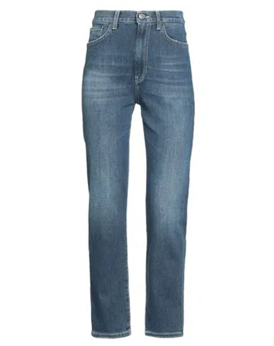 Dondup Woman Jeans Blue Size 25 Cotton, Elastomultiester, Elastane
