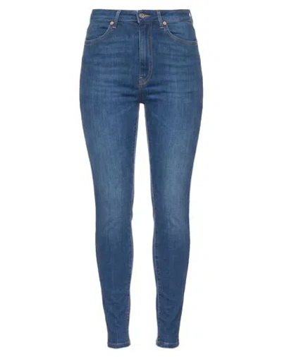 Dondup Woman Jeans Blue Size 25 Cotton, Elastomultiester, Elastane