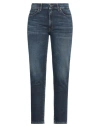Dondup Woman Jeans Blue Size 25 Cotton, Elastomultiester, Elastane In Blue