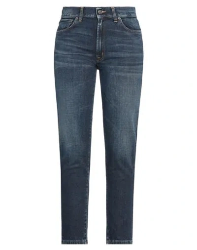 Dondup Woman Jeans Blue Size 25 Cotton, Elastomultiester, Elastane