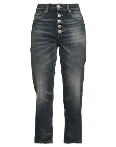 Dondup Woman Jeans Blue Size 26 Cotton