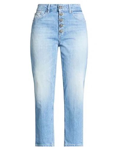 Dondup Woman Jeans Blue Size 26 Cotton
