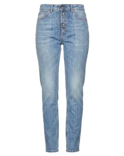 Dondup Woman Jeans Blue Size 26 Cotton