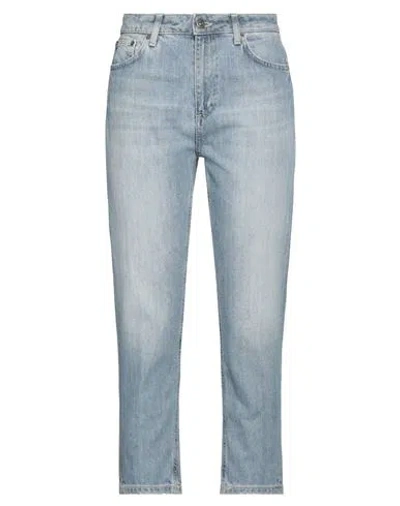 Dondup Woman Denim Pants Blue Size 32 Cotton