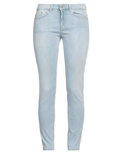 Dondup Woman Jeans Blue Size 30 Cotton, Elastane