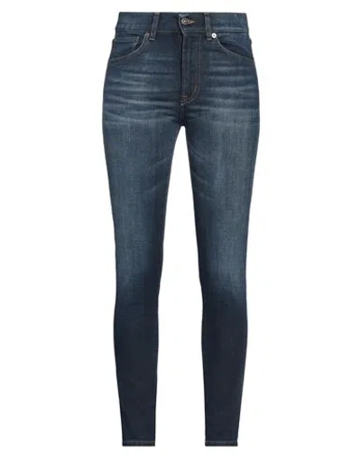 Dondup Woman Jeans Blue Size 26 Cotton, Elastomultiester, Elastane