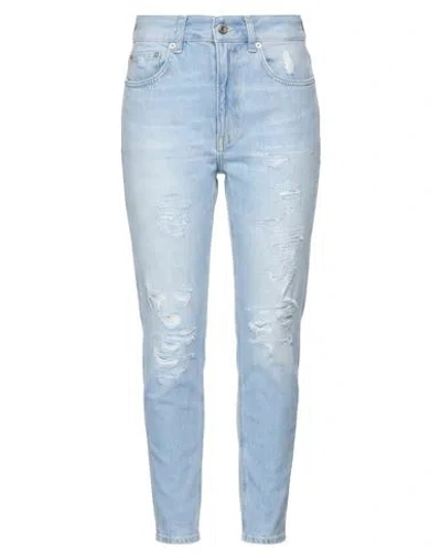 Dondup Woman Jeans Blue Size 26 Organic Cotton