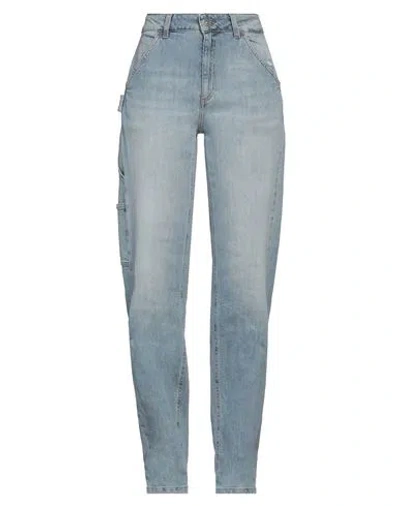 Dondup Woman Jeans Blue Size 27 Organic Cotton, Recycled Elastane