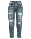 Dondup Koon Destroyed Effect Jeans In Blue