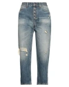 Dondup Woman Jeans Blue Size 27 Cotton In Blue