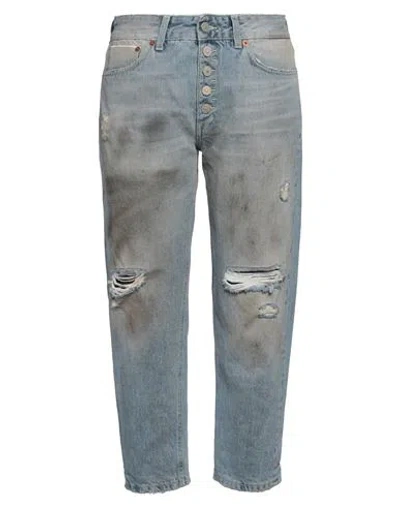 Dondup Woman Jeans Blue Size 27 Cotton