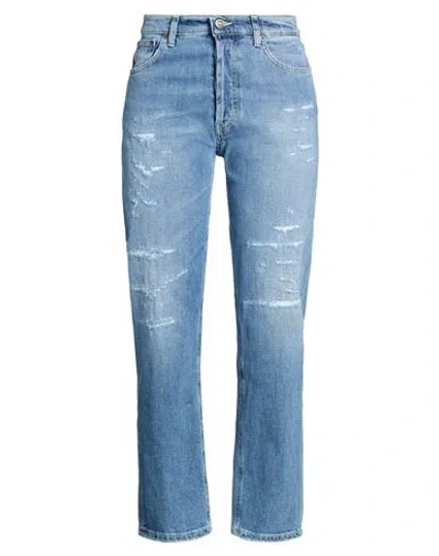 Dondup Woman Jeans Blue Size 27 Cotton, Elastane