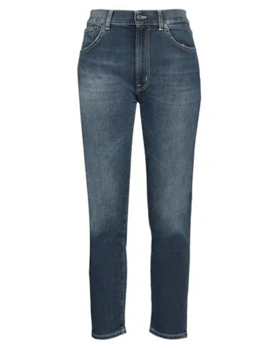 Dondup Woman Jeans Blue Size 27 Cotton, Elastomultiester, Elastane