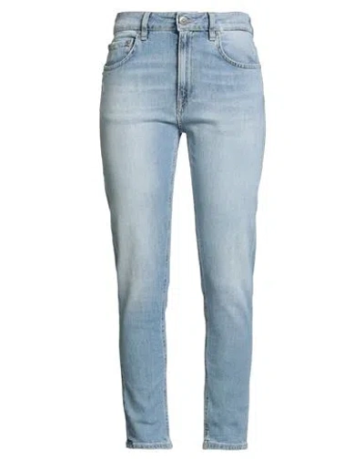 Dondup Woman Jeans Blue Size 27 Organic Cotton, Recycled Elastane