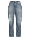 Dondup Woman Jeans Blue Size 28 Cotton In Blue