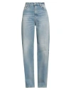 Dondup Woman Jeans Blue Size 28 Cotton In Blue
