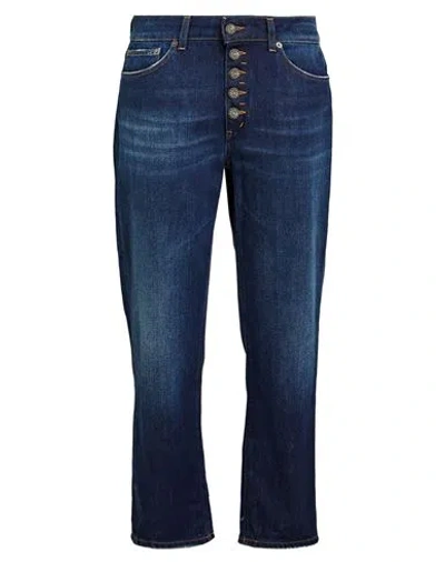 Dondup Woman Jeans Blue Size 28 Cotton