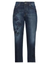 Dondup Woman Denim Pants Blue Size 28 Cotton In Blue