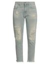 Dondup Woman Denim Pants Blue Size 28 Cotton In Blue