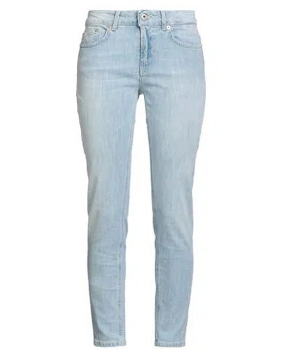 Dondup Woman Jeans Blue Size 28 Cotton, Elastane