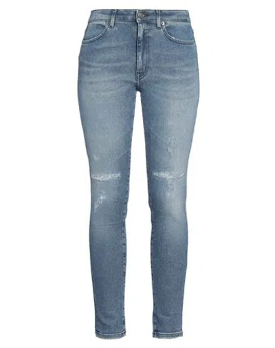 Dondup Woman Jeans Blue Size 28 Cotton, Elastane
