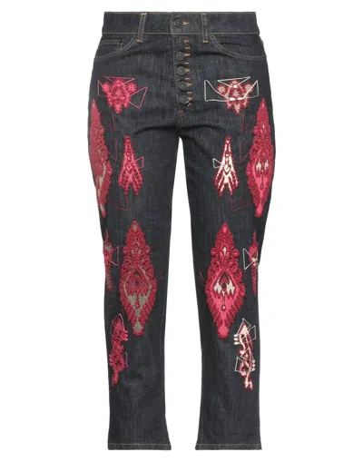 Dondup Denim Cropped In Blue