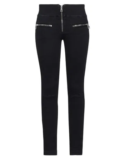 Dondup Woman Jeans Blue Size 28 Cotton, Elastane, Lyocell In Black
