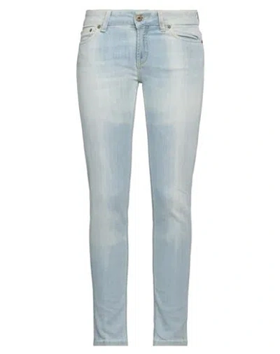 Dondup Woman Jeans Blue Size 28 Cotton, Elastomultiester, Elastane