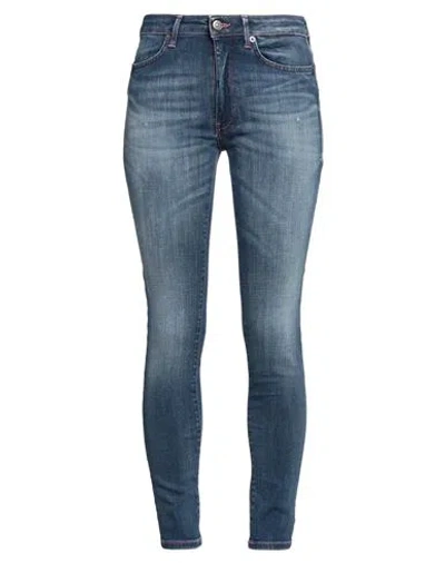 Dondup Woman Jeans Blue Size 32 Cotton, Lyocell, Elastane