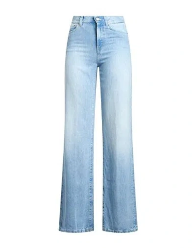 Dondup Woman Jeans Blue Size 28 Lyocell