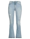Dondup Woman Jeans Blue Size 28 Organic Cotton, Elastane In Blue