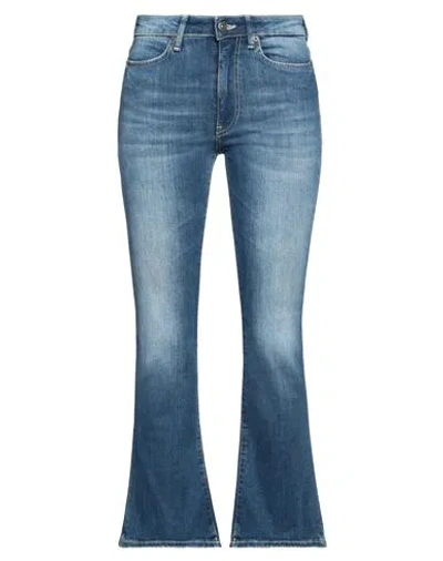 Dondup Woman Jeans Blue Size 28 Organic Cotton, Recycled Elastane