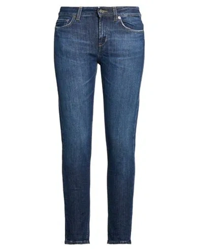 Dondup Woman Jeans Blue Size 29 Cotton, Elastane