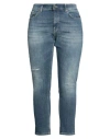 Dondup Woman Jeans Blue Size 29 Cotton, Elastomultiester In Blue