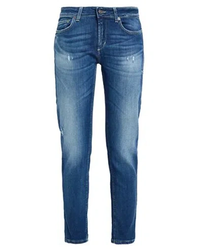 Dondup Woman Jeans Blue Size 29 Cotton, Lyocell, Elastane