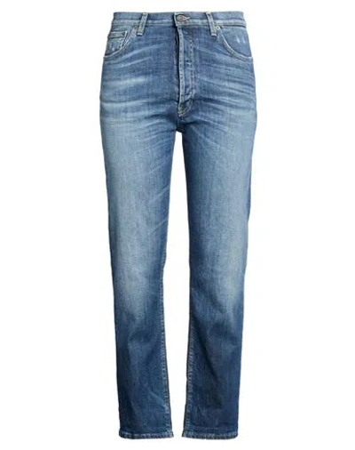 Dondup Woman Jeans Blue Size 29 Organic Cotton, Recycled Elastane