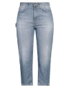 Dondup Woman Jeans Blue Size 30 Cotton In Blue