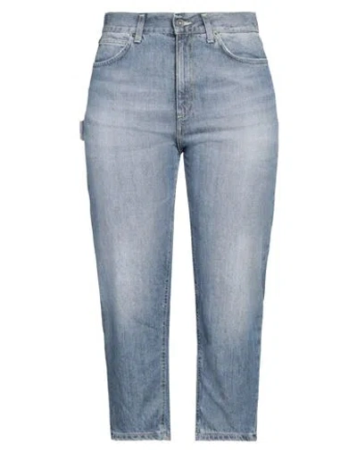 Dondup Woman Jeans Blue Size 30 Cotton