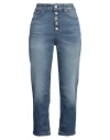 Dondup Woman Jeans Blue Size 30 Cotton, Elastane In Blue