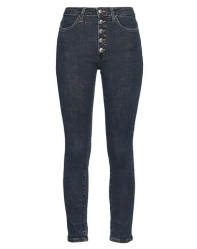 Dondup Woman Jeans Blue Size 30 Cotton, Elastane