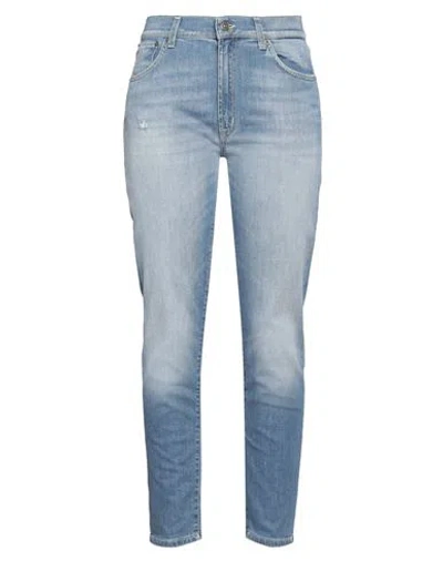 Dondup Woman Jeans Blue Size 29 Cotton, Elastane
