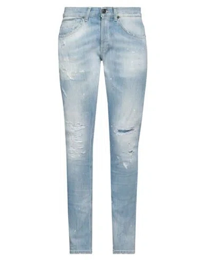 Dondup Woman Jeans Blue Size 31 Cotton, Elastomultiester