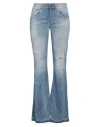 Dondup Woman Jeans Blue Size 30 Cotton, Elastomultiester, Elastane