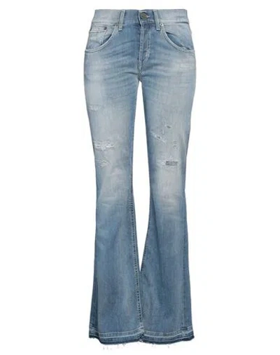 Dondup Woman Jeans Blue Size 30 Cotton, Elastomultiester, Elastane