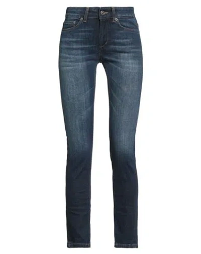 Dondup Woman Jeans Blue Size 30 Cotton, Elastomultiester, Elastane