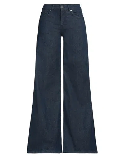 Dondup Woman Jeans Blue Size 30 Cotton, Elastomultiester, Elastane