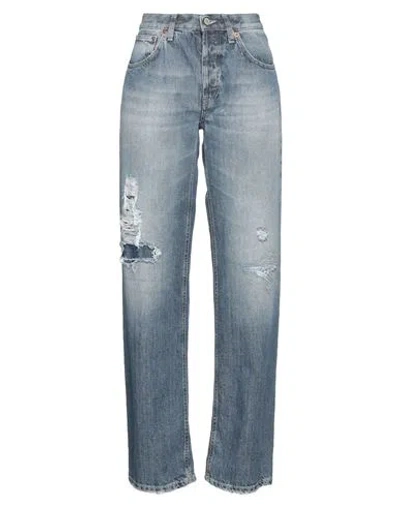 Dondup Woman Jeans Blue Size 30 Cotton, Polyester