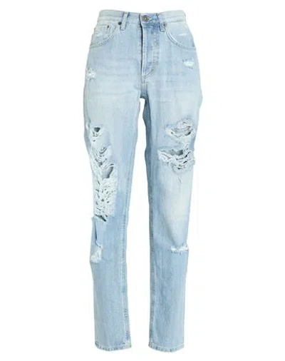 Dondup Woman Jeans Blue Size 31 Cotton