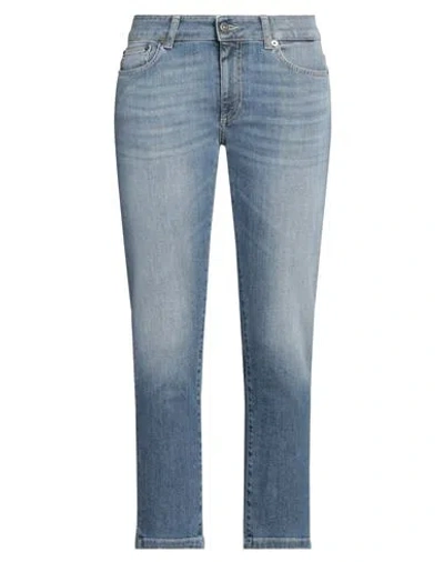 Dondup Woman Jeans Blue Size 31 Cotton, Elastane